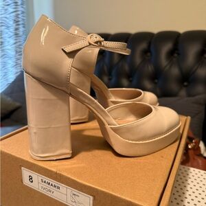 Ivory Women's Platform Heels